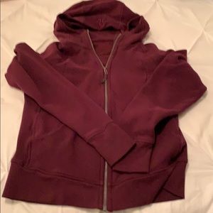 Lululemon scuba hoodie maroon